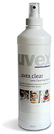Uvex 9972.101 Ersatz-Flasche für Linsenreinigung, 450 ml