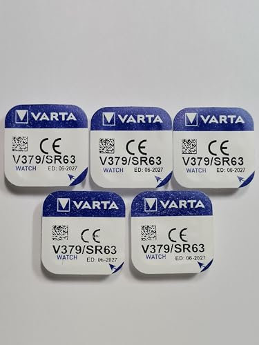 VARTA Piles Bouton Lot de 5 - V379