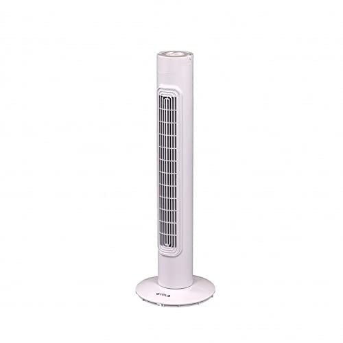 Oypla Electrical 30 Free Standing 3-Speed Oscillating Tower Cooling Fan
