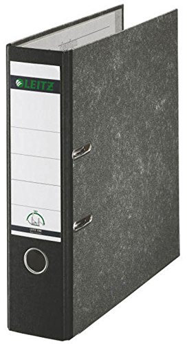 Leitz 310305095 Qualitäts-Ordner 180A mit Schlitzen A4 Breit, 15 Stück