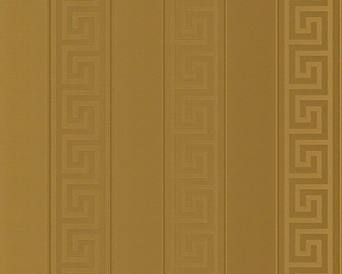 A.S. Création VERSACE WALLPAPER Vliestapete Greek Luxustapete geometrisch grafisch 10,05 m x 0,70 m metallic Made in Germany 935242 93524-2