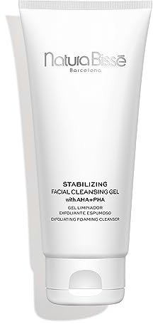 Natura Bissé Gesichtsreinigungsgel + AHA | Exfolierendes Reinigungsgel mit Aloe Vera und Vitamin B | 200 ml