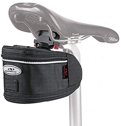 Norco Unisex – Erwachsene Fahrradtasche Ottawa Satteltasche, Schwarz, 10 x 11 x 15 cm, 1 Liter