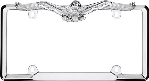 Cruiser Accessories 22330 Eagle Kennzeichenrahmen Chrom 1 Rahmen