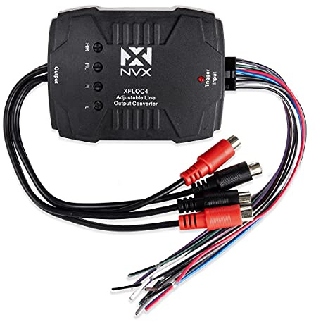 NVX XFLOC4 4-Channel 160W Adjustable Line Output Converter with Remote Turn On