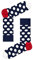 Happy Socks Herren Big Dot Socken, Mehrfarbig (608), 41-46 EU