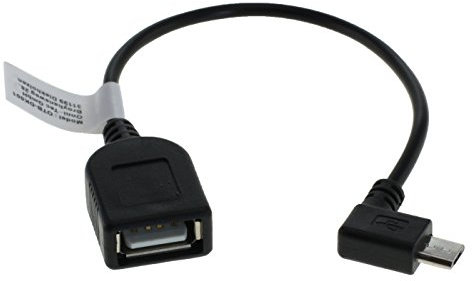 OTB Adapterkabel Micro-USB OTG (USB On-The-Go) für Smartphone, Tablet und Camcorder abgewinkelt