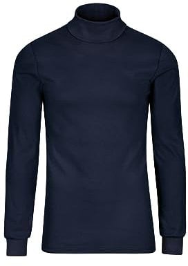 Trigema Herren Sportrollkragenpullover 685010 , Blau (navy), Medium