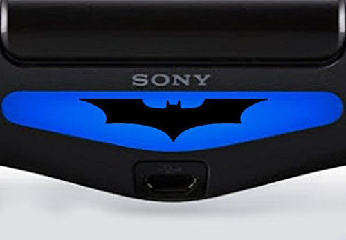 Play Station PS4 Lightbar Sticker Aufkleber Invertiert Batman (schwarz)