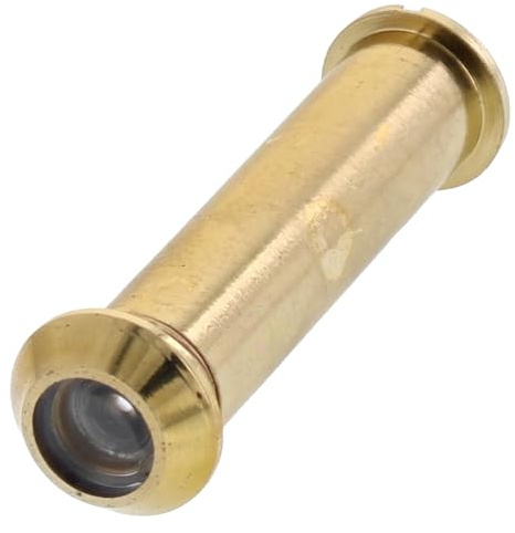 ToniTec Türspion Spion für 35-60 mm Türblätter Weitwinkel Messing PVD Gold Poliert
