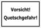 Melis Folienwerkstatt Schild - Vorsicht Quetschgefahr - 30x20cm | 3mm Hartschaum – S00070-138-A -20 VAR
