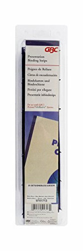GBC VeloBind Bindestrips, 45mm, 25 Stück, A4, blau