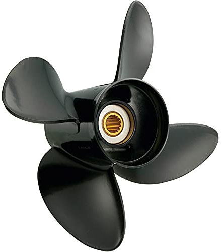 SOLAS 3413-138-15 Amita 4 Offshore-Propeller aus Aluminium mit 4 Flügeln, rechts, 34,9 cm Durchmesser x 38,1 cm Teilung x 15-Spline