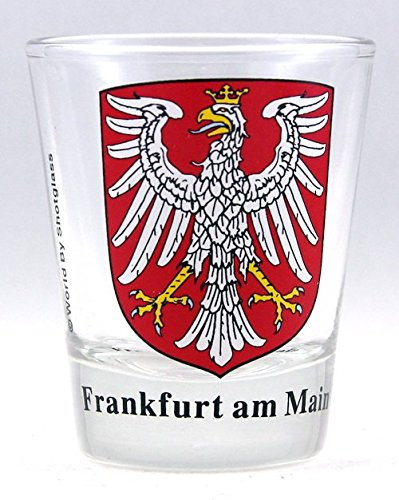 Francfort am Main Verre à shot avec blason allemand