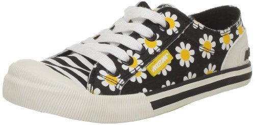 Rocket Dog Women's Jazzin Sneaker, Black, 6 UK