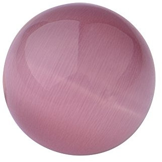 Quiges Eligo Boule en verre pour bague et pendentif en argent Rose foncé 8 mm, Verre