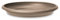 Scheurich Untersetzer aus Kunststoff, Living Taupe, 44 cm Durchmesser, 6,5 cm hoch