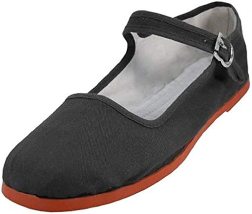 Shoes 18 Balettskor för damer, hopfällbara och bärbara platta reseskor med matchande bärväska, 37 EU