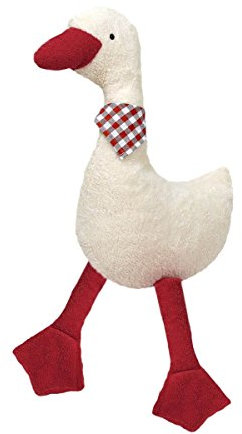 Efie Spiel & Kuscheltier Gans rot, XL, kontrolliert biologischer Anbau (Organic), Made in Germany