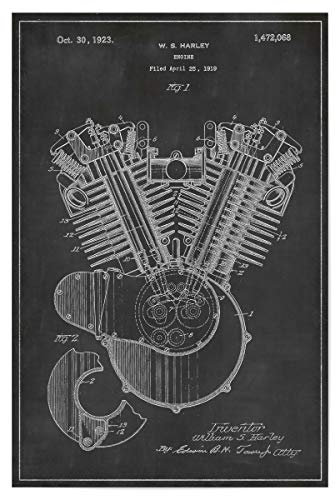 artboxONE Poster 30x20 cm Sport/Motorsport Motorrad Motor - Bild Motorrad Motor Motorrad