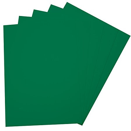 folia 23558 - Moosgummi, 5 Bögen, 2 mm, ca. 29 x 40 cm, tannengrün - ideal für vielfältige Bastelarbeiten