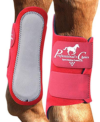 Profis Wahl Equine Competitor vorne Bein Splint-Boot, Paar (Universal Größe), Damen, SPB152-CRI, Purpurrot, One Size