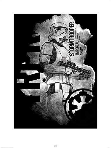 Star Wars Kunstdrucke, Papier, Mehrfarbig, 60 x 80 cm