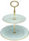 Royal Albert Modern Vintage POLROS25866 Présentoir à gâteaux à Deux étages en Porcelaine Fine Motif Pois Rose