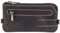 Schlüsseltasche Natur robust mit 2 Ringen LEAS in Echt-Büffel-Leder, braun - LEAS Vintage-Collection