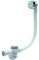 Wirquin 30718683 Vidage De Baignoire A Cable L700 Siphon Cobra Abs Ablauf, weiß