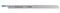 Bosch T 1018 AFP Lot de 3 lames de scie sauteuse pour métal Sandwich