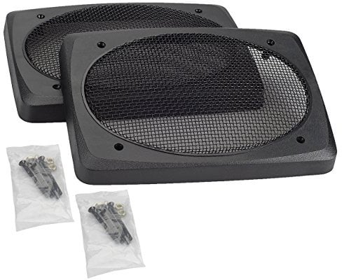 Magnadyne 6 x 9 speaker Grills with Black Wire Mesh G69D