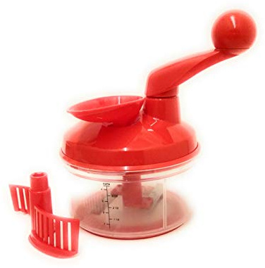 Tupperware Quick Chef Pro System - Frusta e lama per risparmiare tempo, colore: Rosso