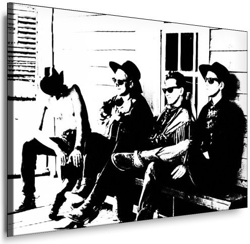 Kunstdruck Depeche Mode / Bild 120x70cm / Leinwandbild fertig auf Keilrahmen/Leinwandbilder, Wandbilder, Poster, Pop Art Gemälde, Kunst - Deko Bilder
