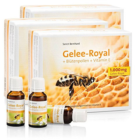 Sanct Bernhard Gelee Royal Trinkfläschchen Gelee-Royal, Blütenpollen, Vitamin E 600 ml