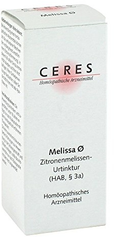 Ceres Melissa Officinalis Urtinktur