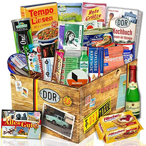 Ostpaket DDR SPEZIALITÄTEN BOX / Geschenkset Geburtstag für Freundin