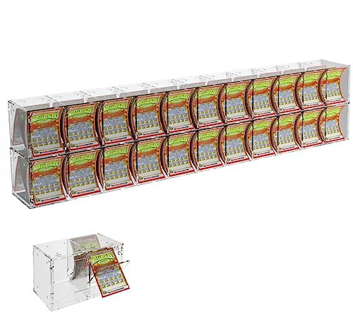 Avà srl Theke- oder Hängedisplay für Rubellose aus Plexiglas transparent mit 22 Fächer