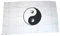 Fahne/Flagge Ying Yang NEU 90 x 150 cm Flaggen