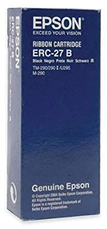 Epson Schwarze Bandkartusche erc-27b schwarzes Band m-290/tm-290 rp-sp. dot Matrix – 750000 Charakter – Schwarz