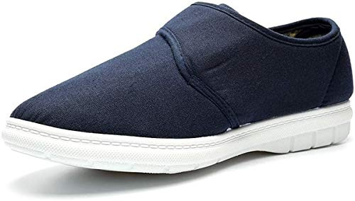 Gordini Mens Touch Fastening Casual Textile Shoes (6 UK) (Navy Blue Denim)