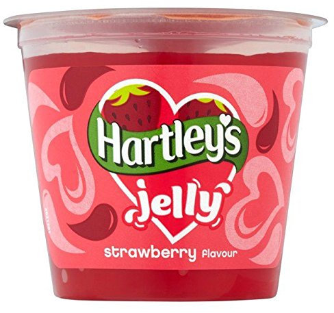 Hartley's Strawberry Jelly Pot 125g - Pack of 6