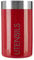 Premier Housewares Bote, Acero Inoxidable, Rojo, 10 x 10 x 18 cm