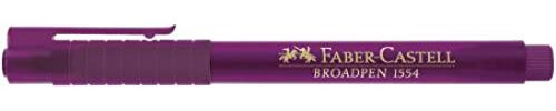 Feinliner Broadpen magenta FABER CASTELL 155437 0.8mm VE=10(Liefermenge=10)