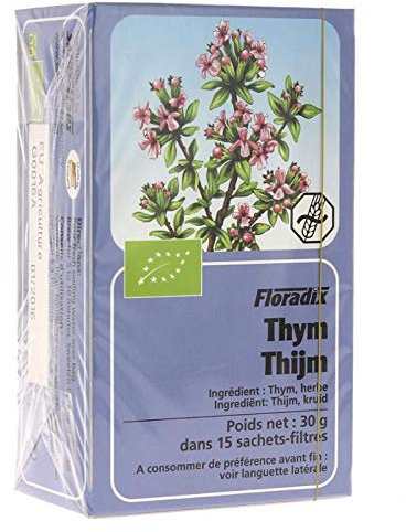 Tè erbaceo Floradix Timo 15 filtri (pacco da 4)