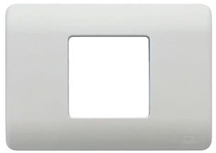 Bjc rehabitat - Placa con bastidor 1 ancha/2 estrecho blanco
