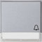 Gira 067365 Wippe Symbol Klingel Beschriftungsfeld Gira TX_44 (WG UP), alu