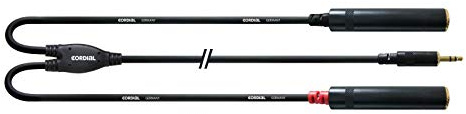 Cordial CFY 0.3 WGG Y-Adapterkabel Klinke female 0,3 m Rean Stecker
