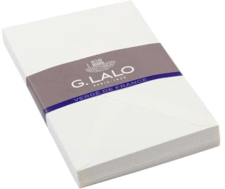 Lalo 21400L 25 Umschläge Vergé C6 Weiß