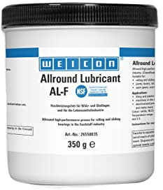 WEICON AL-F Hochleistungsfett 350 g | lebensmittelechtes Mehrzweckfett für Gelenke, Gleitlager u. v. m.